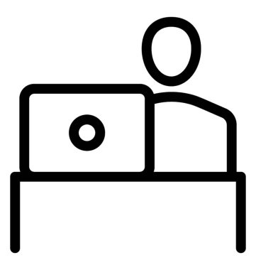 satırı tasarım ofis simgesi