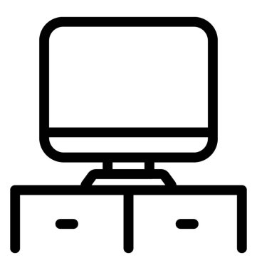 Ekran simge vektör yol açtı