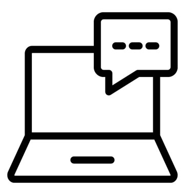 Sohbet simge vektör