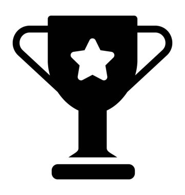 Kupa simgesi simge tasarlamak vektör