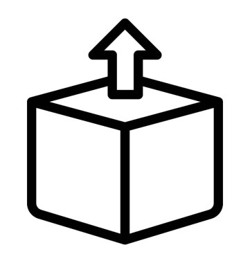 satırı parsel teslim simgesi, paket teslimat