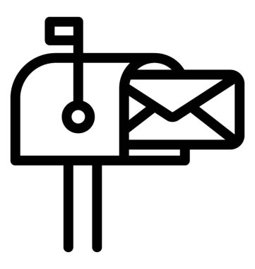 satır mektup simge vektör