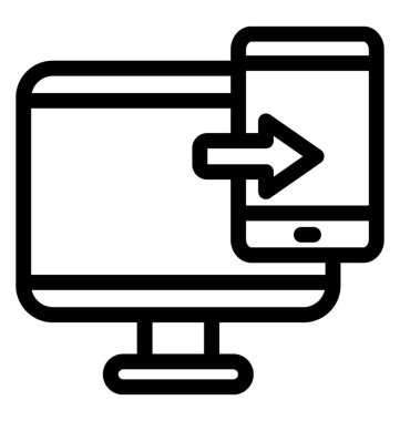 veri paylaşımı satırı simgesi