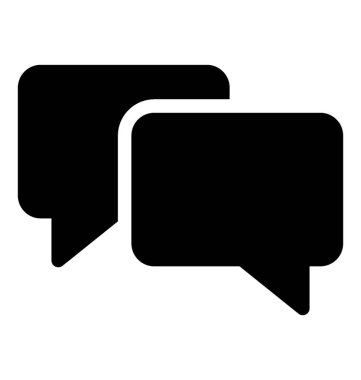 Sohbet simgesi simge vektör 