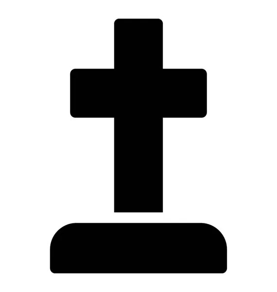 Ikonę Symbolu Śmierci Symbol Wektor — Wektor stockowy