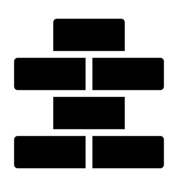 Glif vektör simgesinde İnşaat