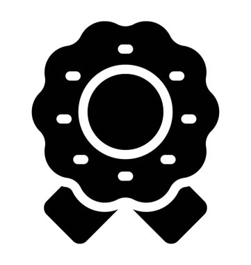 Rozet simge simge vektör