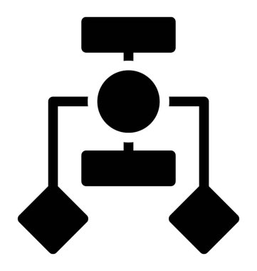 Kullanıcı akış simgesi katı vektör 