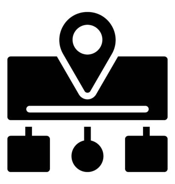 Konumu simgesi simge vektör