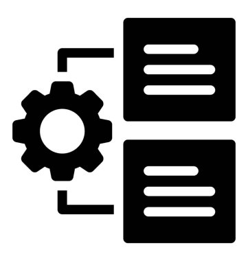 Glif vektör veri yapılandırma simgesi