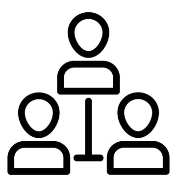 Takım kurşun simgesi çizgi vektör