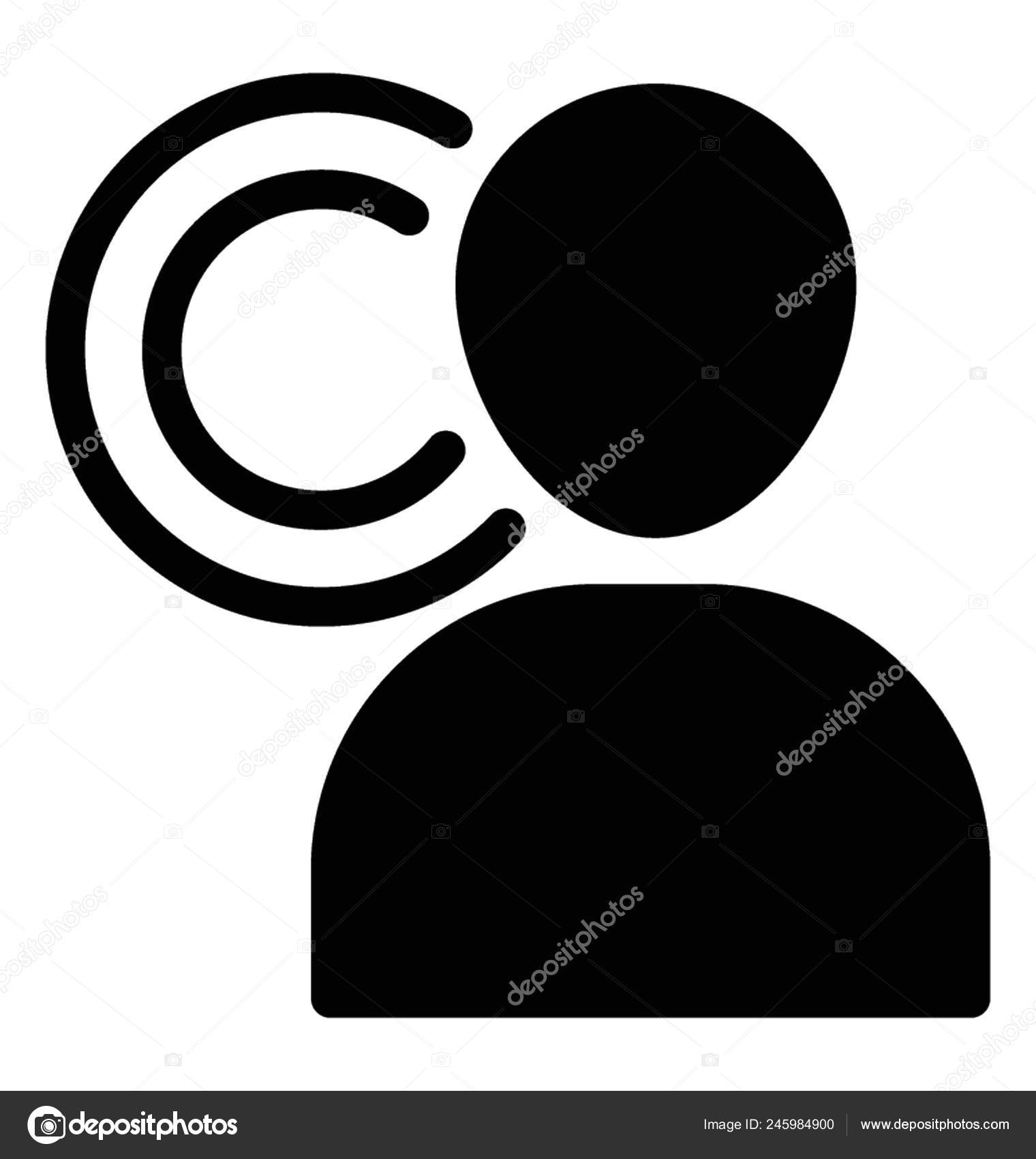Focus Person Icon Glyph Vector Stock Vector Image by ©vectorspoint