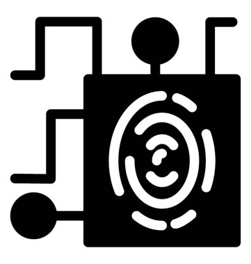 Devre kartı simgesi simge vektör