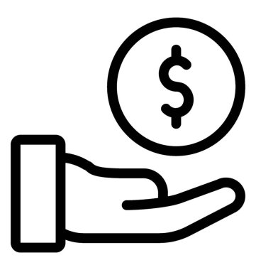 Hayır kutsal kişilerin resmi, eski vektör tasarımı.