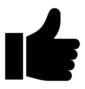 Glif vektör simge Yaşasın 