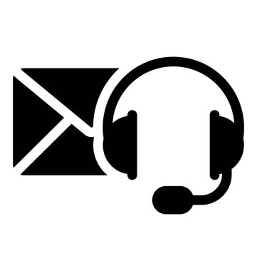 Teknik destek simgesi simge vektör 