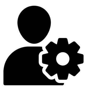 Katı Yöneticisi simge vektör 