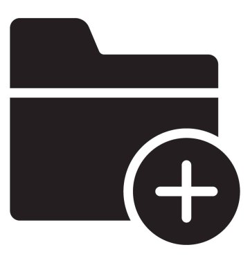 Glif vektörde klasör simgesi ekleme 