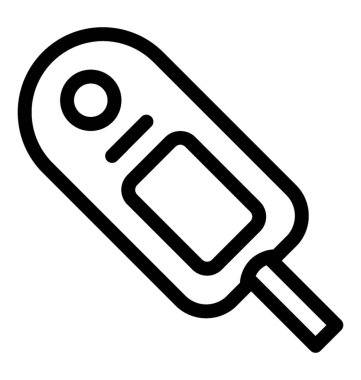 Şeker Ölçüm simge çizgi vektör 