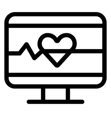 Online ilaç simgesi çizgi vektör 