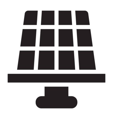 Güneş Paneli simgesini simge vektör  