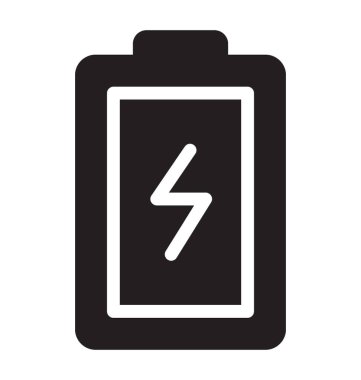 Pil hücre simgesi simge vektör 