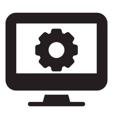 Glif vektör simgesi 