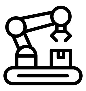 Endüstriyel vinç simge vektör içinde içini kaplamak çizmek 