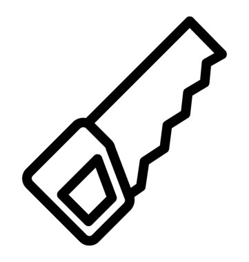 Çizgi vektör simge gördüm 