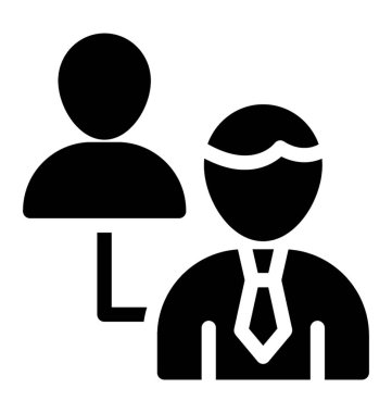 Katı çalışan transfer simge vektör 