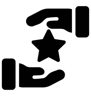 Katı koruma simge vektör 