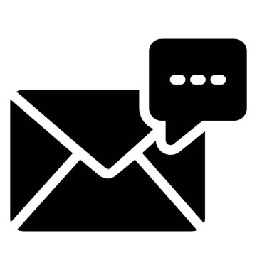 E-posta iletişim simge vektör simge tasarım 