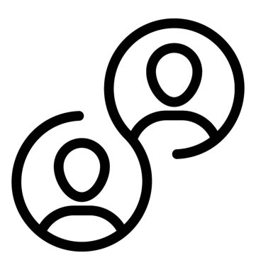 satır kullanıcı iletişim simge vektör 