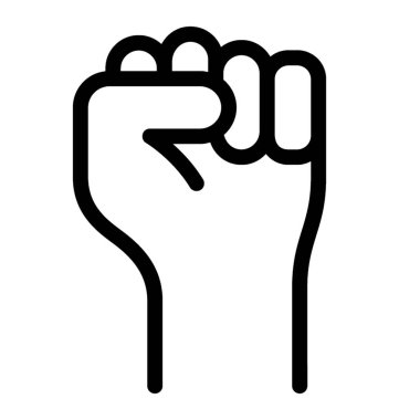 Kendini muktedir kılma simge vektör hat 