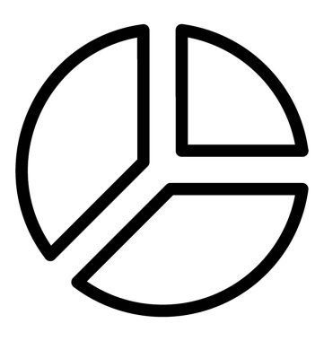  Pasta grafik simgesini, çizgi vektör tasarımı.