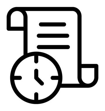 satır program simge vektör 