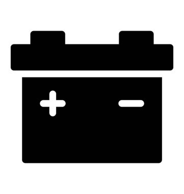 Sağlam güç pil simgesi vektör