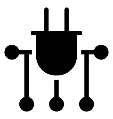 Katı gücünden simge vektör