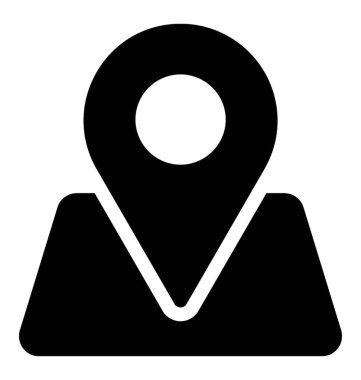 Katı navigasyon simge vektör