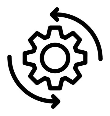 satır iş uygulama simge vektör 