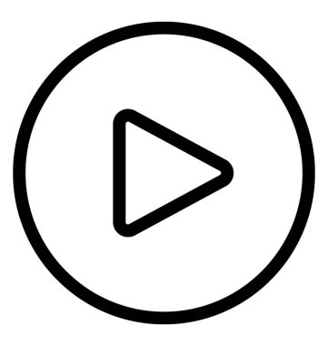 line video oyun simge vektör 