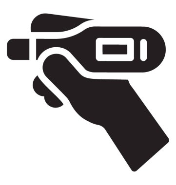 Kan testi simge, simge vektör