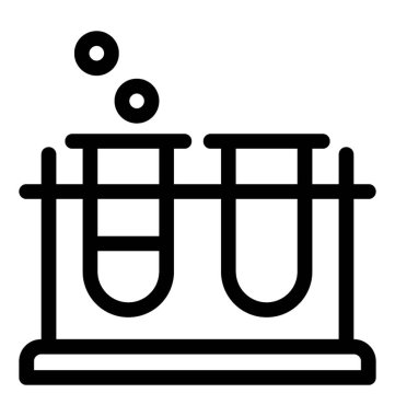 Test tüpleri kutsal kişilerin resmi içinde içini kaplamak çizmek