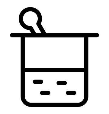 Sperm simge vektör çizgili Tema testi