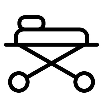 Bebek arabası simge vektör içinde içini kaplamak çizmek