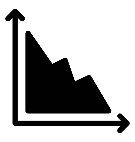 Balkendiagramm Symbolvektor — Stockvektor