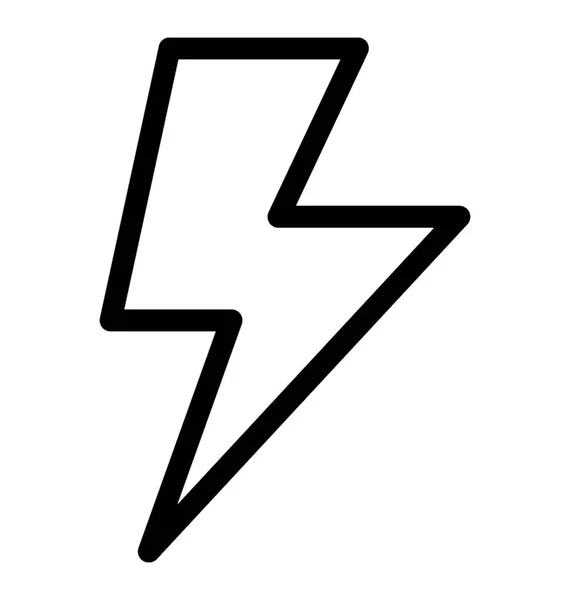 Energie Icon Vektor Liniendesign — Stockvektor