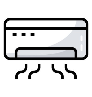 AC simgesi düz vektör