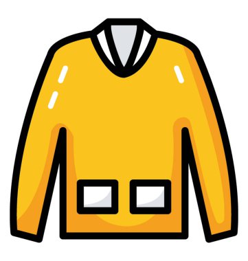 Düz tasarım gömlek simgesini 