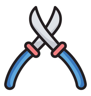 Tamir aracı düz vektör, pense simgesi